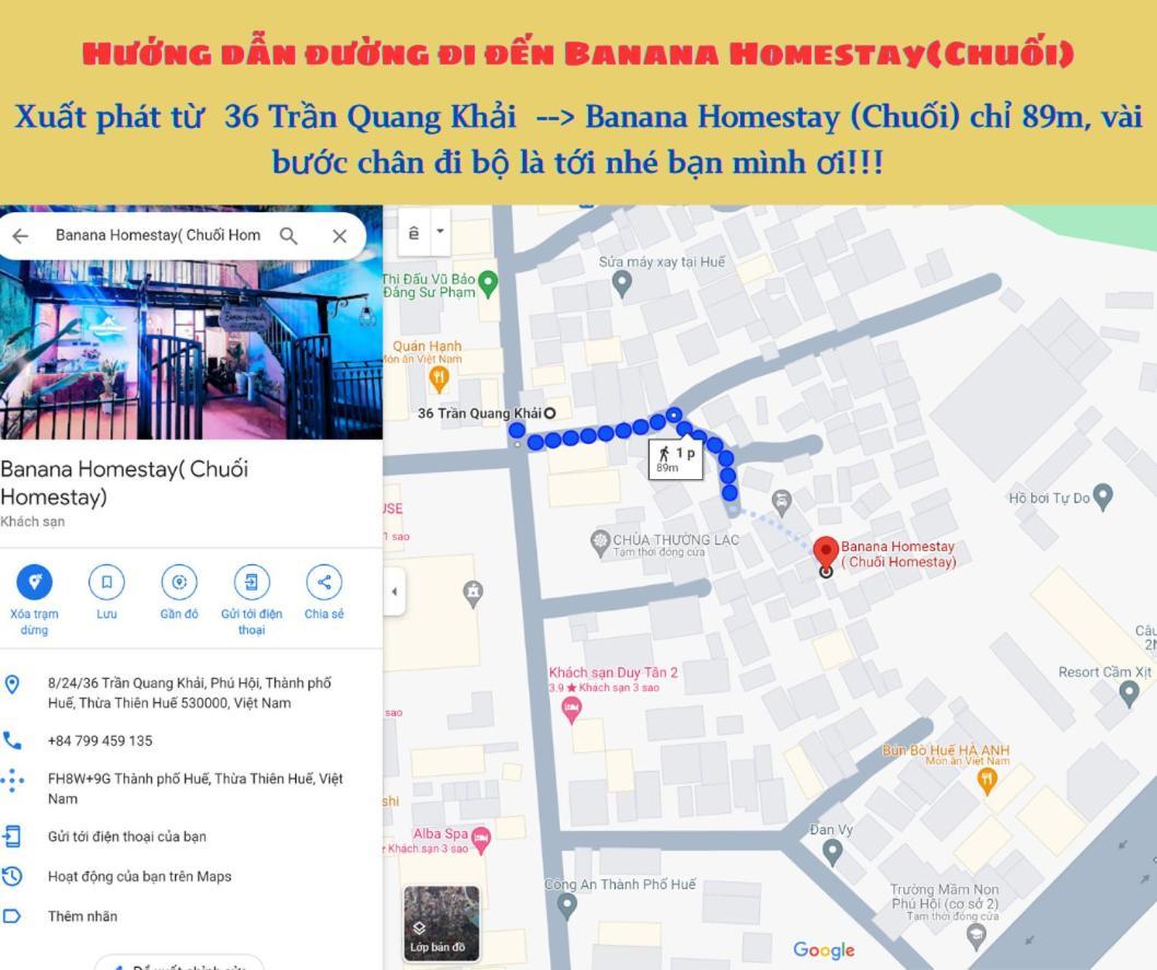 Banana Homestay Huế Ngoại thất bức ảnh